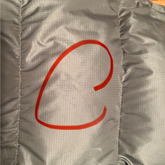 Outdoor Research Transcendent Green Hooded Puffer Mens Large GC - Picture 12 of 15